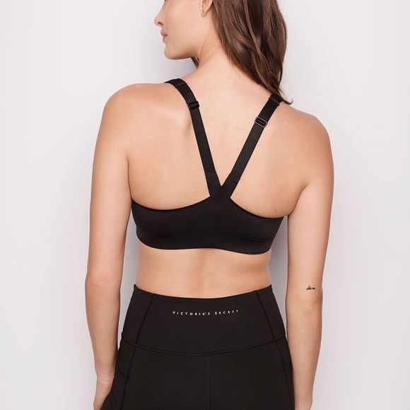 Victoria Sport Solid Black Knockout High Impact Front Close Sports Bra S… - Picture 4 of 10